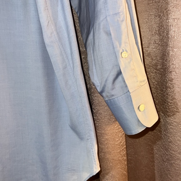 Robert Talbott Size 17 Cotton Button Down Dress Shirt - Picture 8 of 10